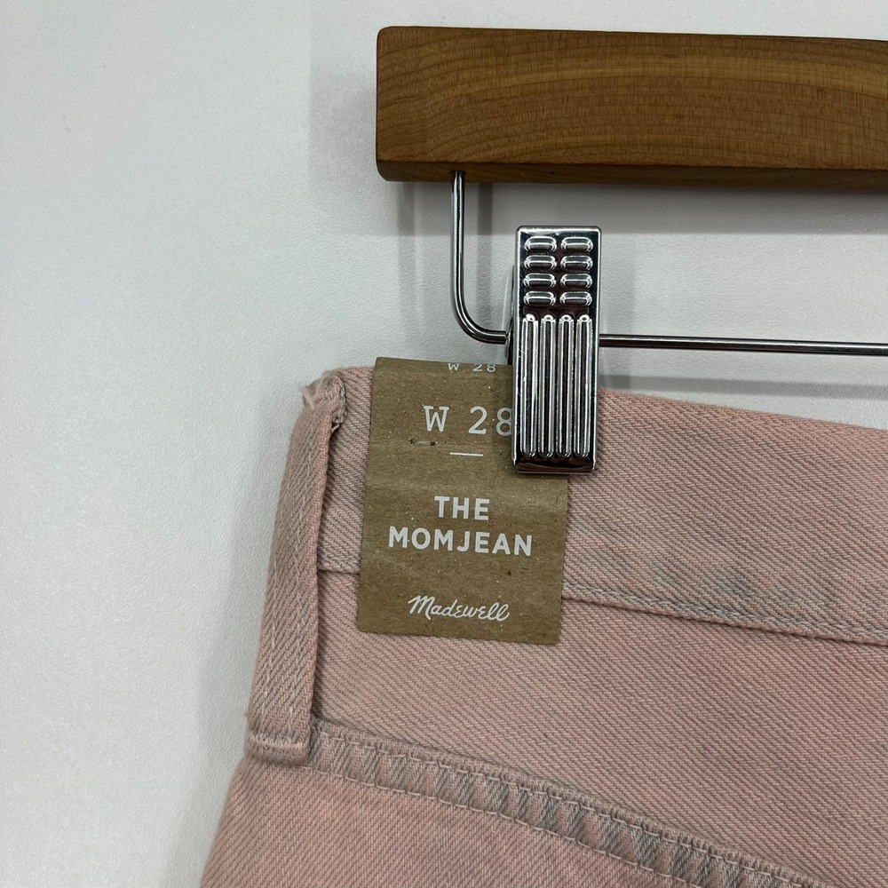 Madewell‎ Jeans Women's Size 28 Pink The Mom Jean High Rise New NWT - Picture 9 of 14